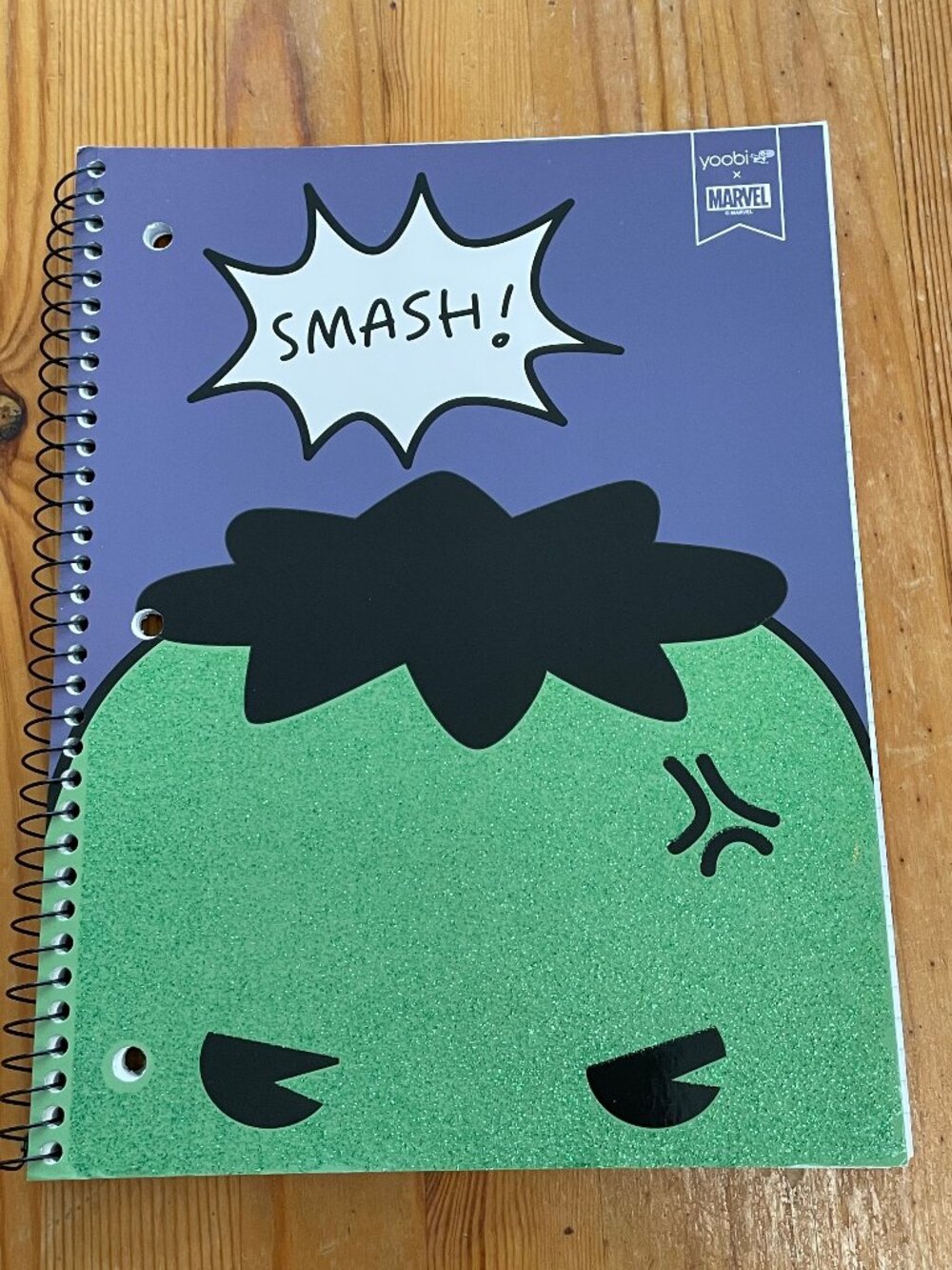 Marvel x Yoobi Hulk Smash Spiral Notebook